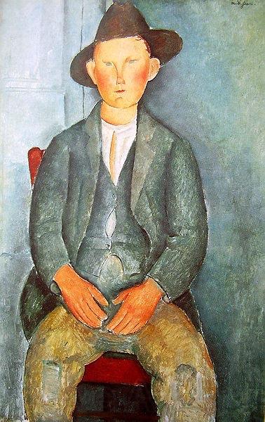 Amedeo Modigliani Junger Bauer France oil painting art